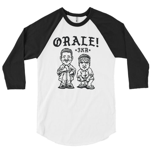 ORALE ! 3/4 sleeve raglan shirt